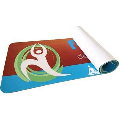 Branded Promotional FULL COLOUR YOGA MAT Exercise Mat From Concept Incentives.