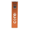 Branded Promotional STANDARD CUBOID POWER BANK in Amber Charger From Concept Incentives.