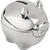 Branded Promotional CUTE & LOVEABLE EXECUTIVE SILVER PLATED METAL PIGGY BANK MONEY BOX in Silver Money Box From Concept Incentives.