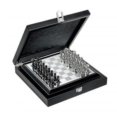 Branded Promotional CHESS SET CLASSIC WOOD CASE Chess Game Set From Concept Incentives.