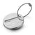 Branded Promotional FOOTBALL LUGGAGE TAG in Silver Plated Metal Finish Luggage Tag From Concept Incentives.