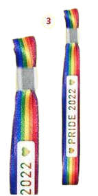 FULL COLOUR FABRIC WRISTBAND (RAINBOW)