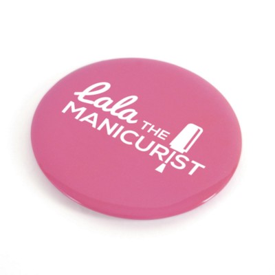 Branded Promotional BUTTON MIRROR Mirror From Concept Incentives.