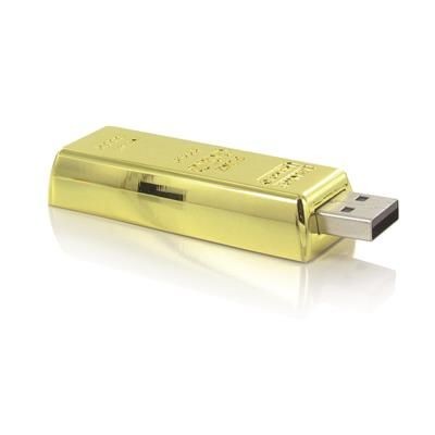 Branded Promotional ZOGI GOLDBARREN USB MEMORY STICK Memory Stick USB From Concept Incentives.