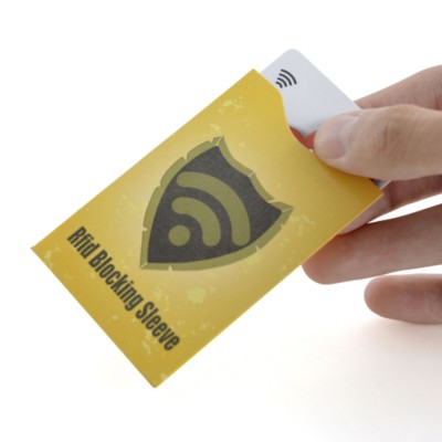 Branded Promotional RFID CARD HOLDER Credit Card Holder From Concept Incentives.
