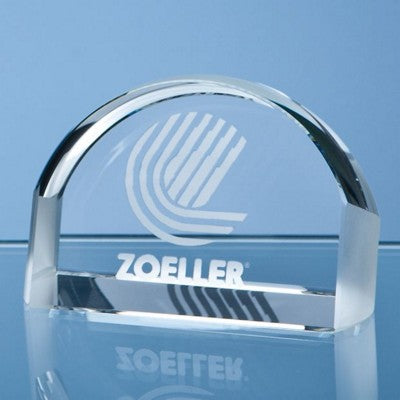 Branded Promotional 8CM OPTICAL CRYSTAL MAGNIFIER PAPERWEIGHT Paperweight From Concept Incentives.